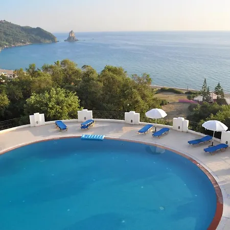 Studio Apartments Maria With Pool And Amazing View - Agios Gordios Beach Agios Gordios (Corfu) Exterior photo