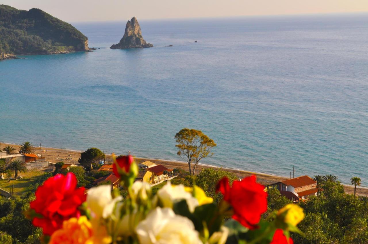 Maria With Pool And Amazing View - Agios Gordios